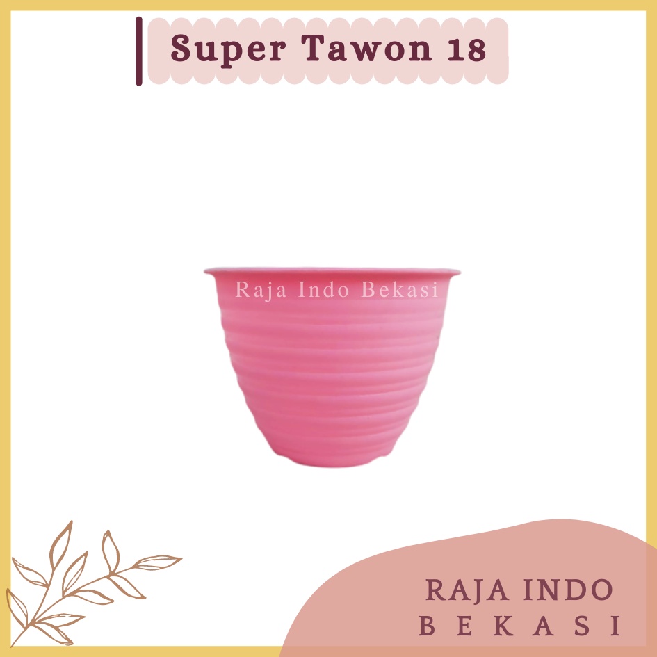 Pot Super Tawon 18 Cm Putih Hitam Ungu Pink Orange Pot Tawon 18 Putih Mirip Pot Tawon Pirus 18 20 21