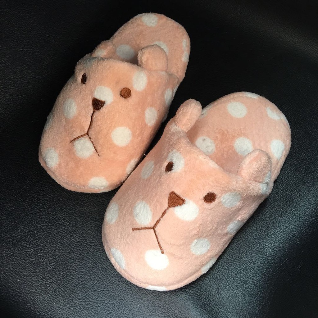 Sandal Cotton Kain bulu Lembut untuk Mobil dan Rumah Lucu