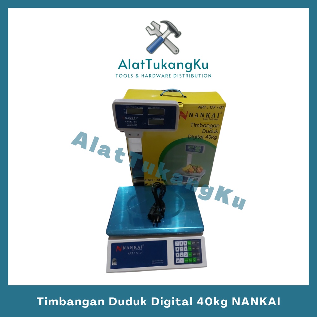 Nankai Timbangan Duduk Digital 40kg / Timbangan Buah Digital 40kg