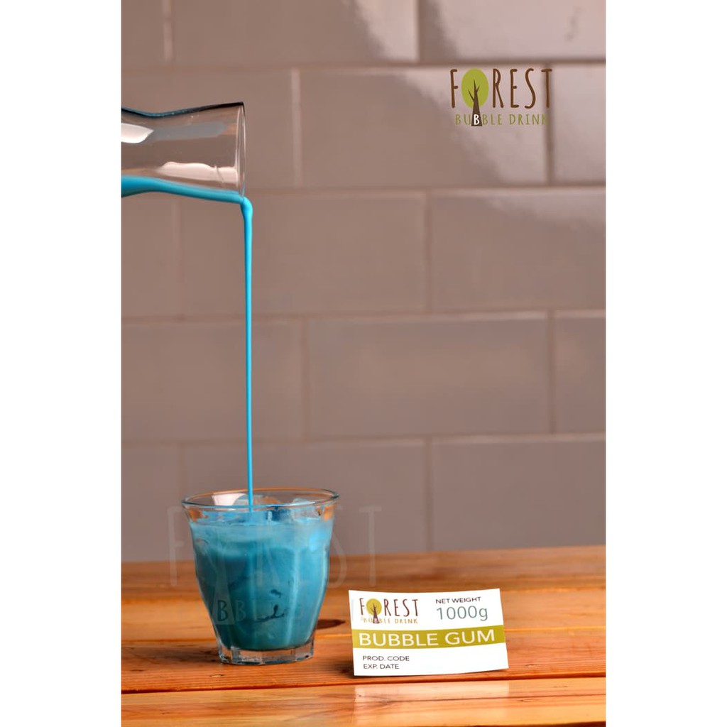 

Bubuk Minuman BUBBLE GUM Powder - FOREST Bubble Drink