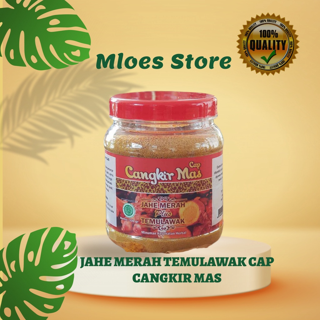 

Jahe Merah Plus Temulawak Kunyit Cap Cangkir Mas Minuman Tradisional Instant Original BPOM