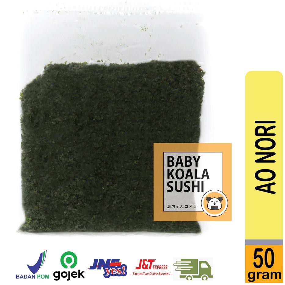 

『Murah』 AONORI Bubuk Nori 50 g │Ao Nori Powder Import Taburan Takoyaki │ Seaweed Powder Mentai