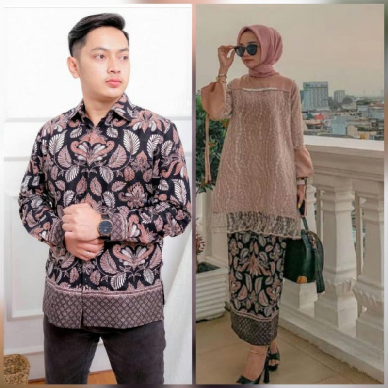 Maura Couple - Sania Ruffle Batik Couple ori Ndoro jowi DNT Garansi Termurah Shopee -CP WILONA R0SE