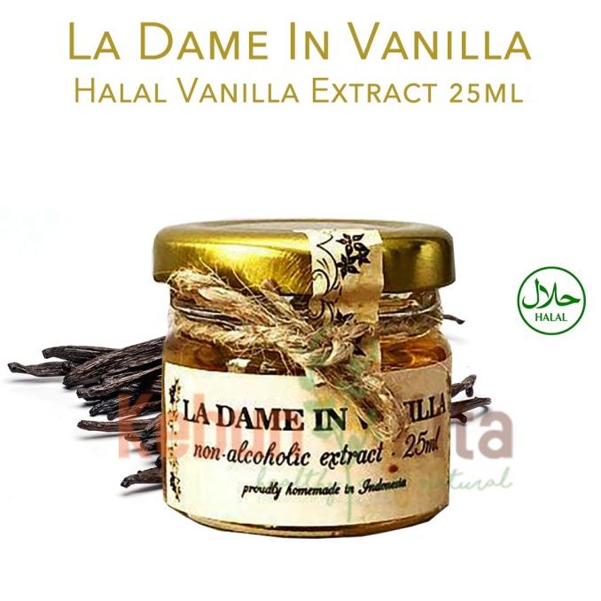 

La Dame in Vanilla Halal Vanilla Extract 25 ml TERLARIS TERPERCAYA ORIGINAL