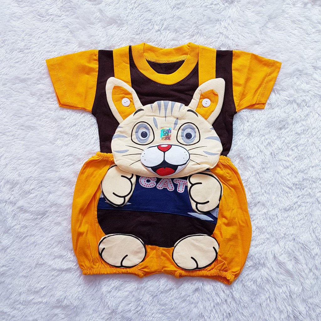 COD Jumper Bayi / Baju Kodok Motif Cat Baby Alicia