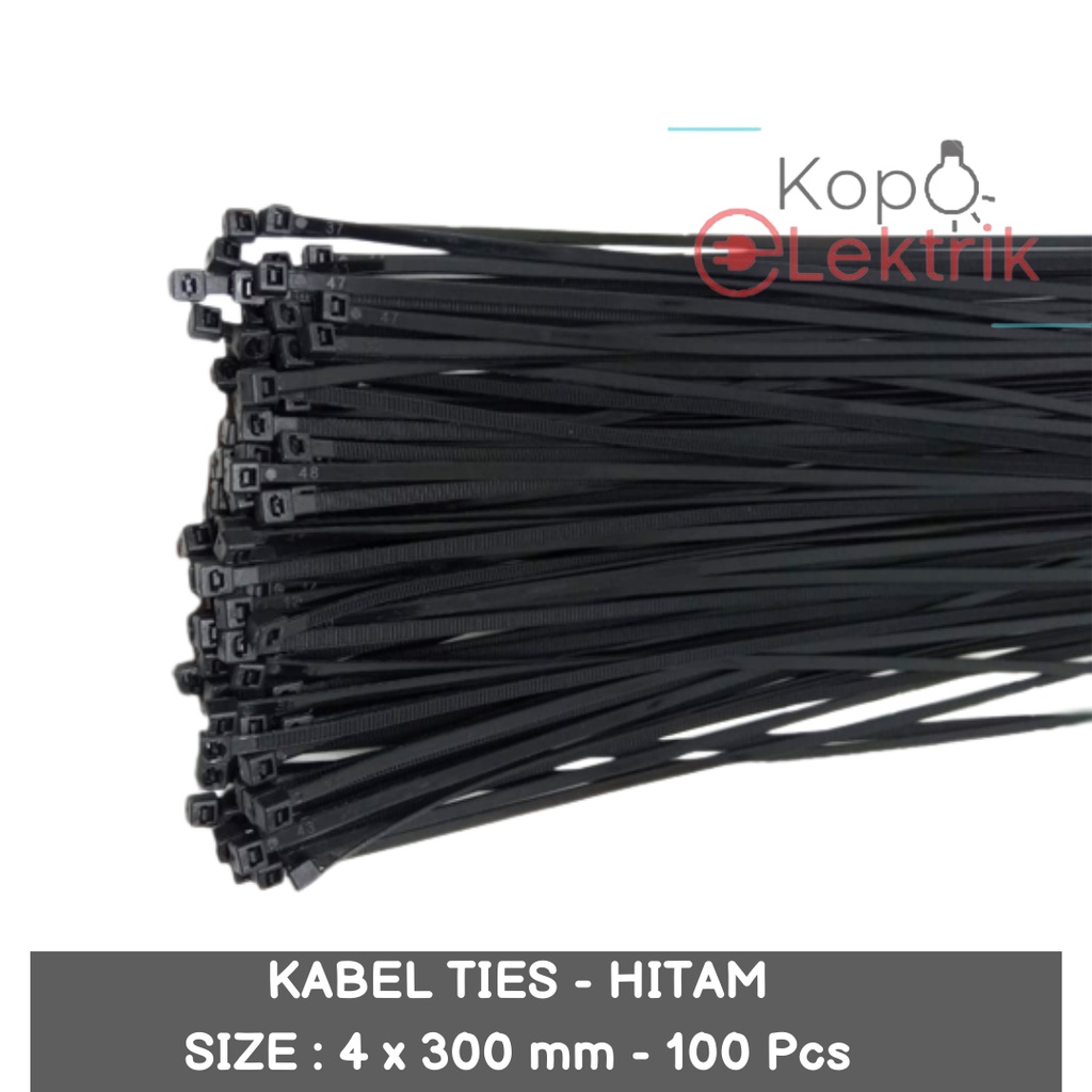 Kabel Tis 30 cm Isi 100 / Cable Ties / Pengikat Kabel