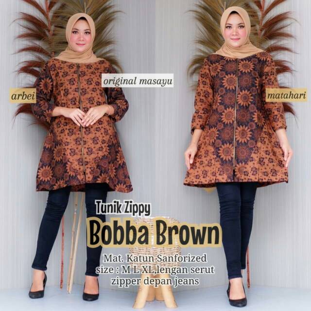 Tunik Batik Rit/Tunik Batik Modern/Atasan Tunik Modern