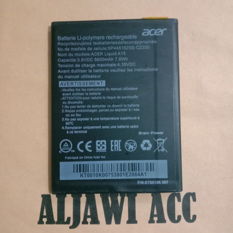 Baterai Batre Battery ACER LIQUID A15 Original Battery Hp