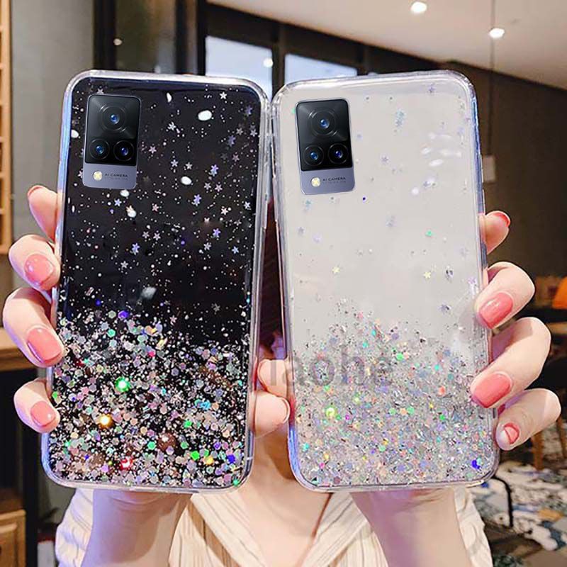 Vivo Y21 Y21S Y21A Y33S Y33T Y15S Y01 Y51 Y51A Y53S V21 5G V21 4G V23E V23 5G Casing SoftCase Tpu Bhn Premium Glitter