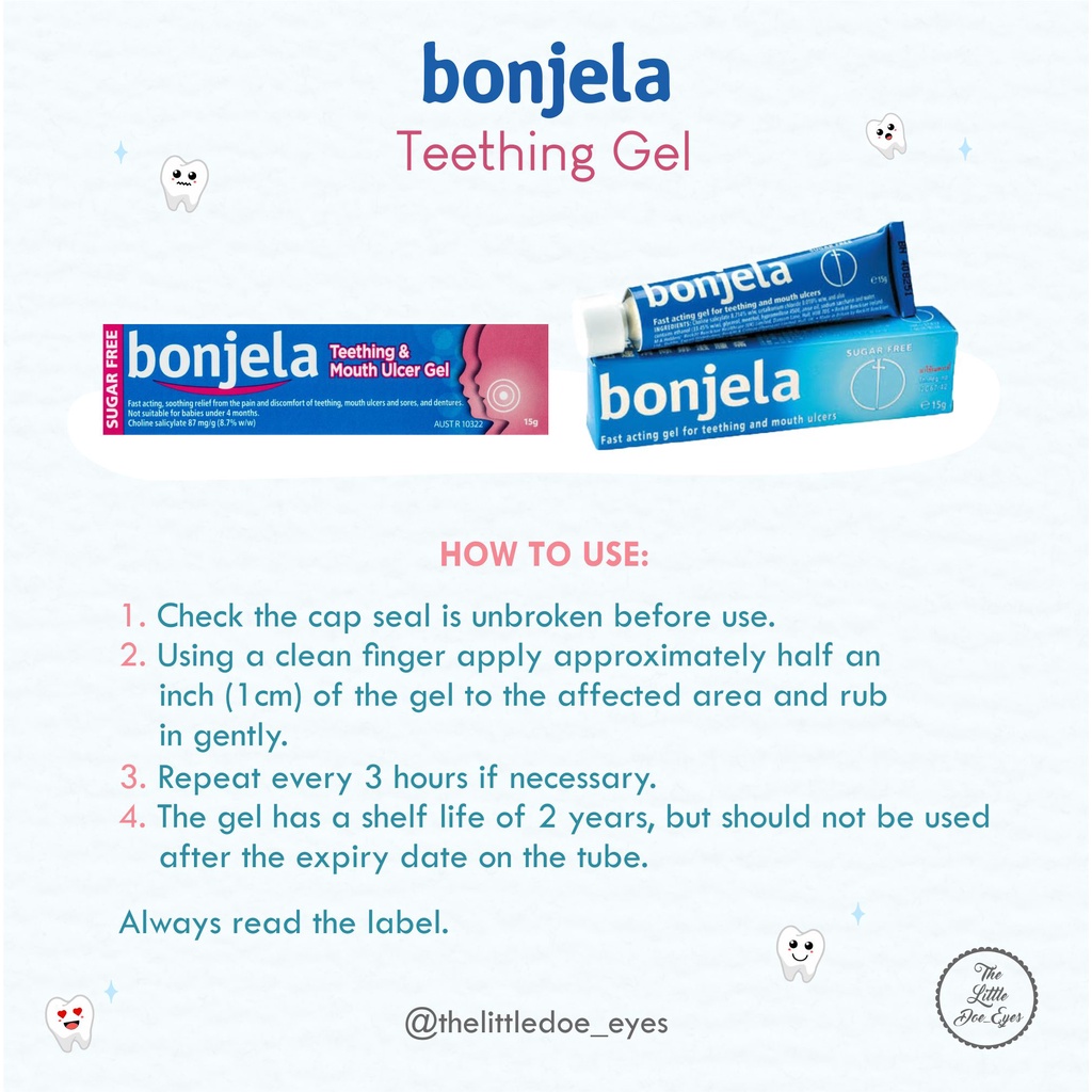 [READY] Bonjela Teething Gel exp 10/2023