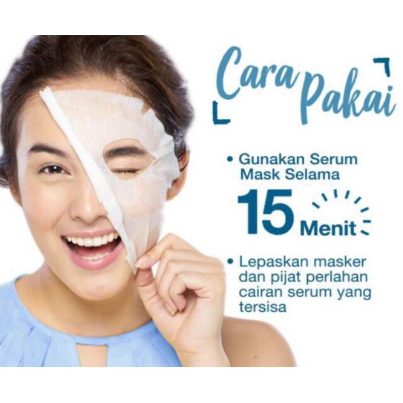 SERUM MASK NIGHT HYDRA BOMB masker wajah sekali pakai