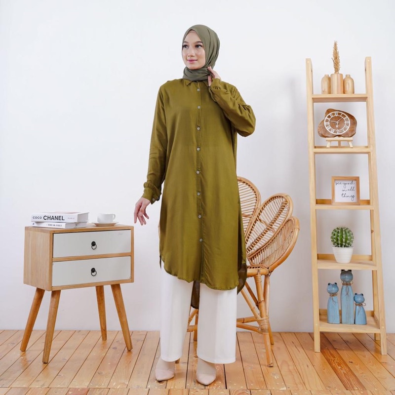 SALE!!! KEMEJA DAN TUNIK RAYON OVERSIZE LD 120