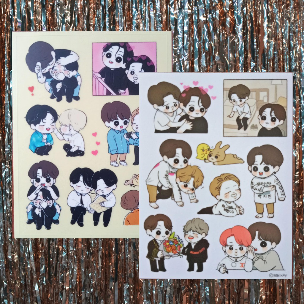 Jungkook JK Jimin Sticker BTS Kookmin Chimm