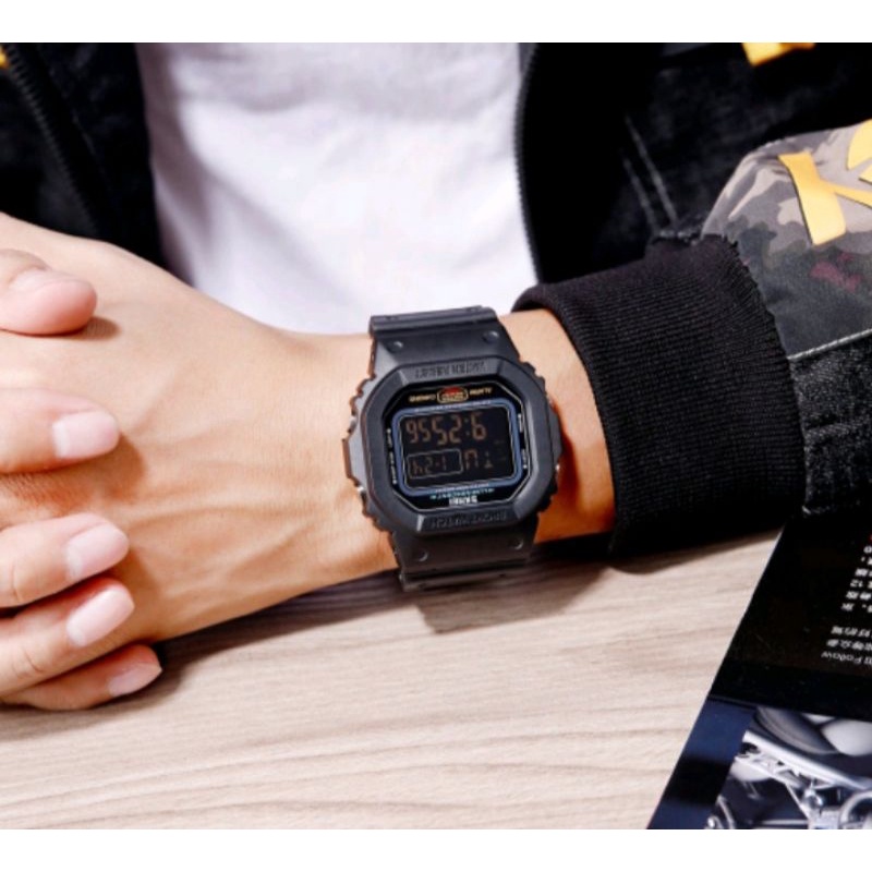 jam skmei 1554 original garansi Jam tangan pria Skmei 1554 Digital strap rubber