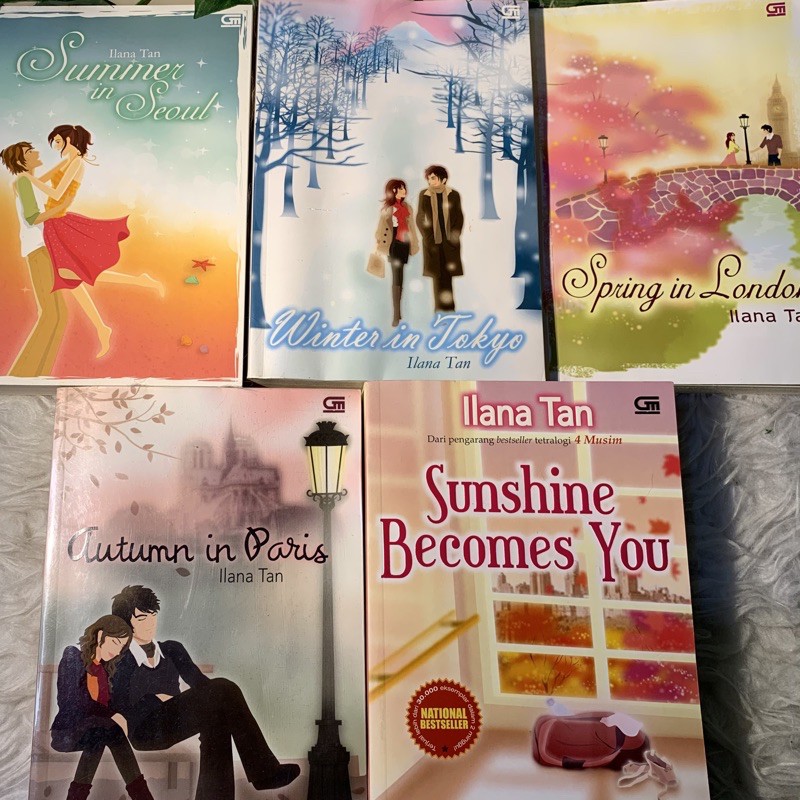 BUKU NOVEL ILANA TAN MURAH PRELOVED