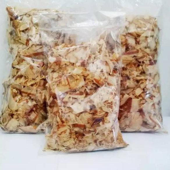 

Katsuobushi 250gr Ikan Cakalang Asap Bonito Flakes Taburan Takoyaki