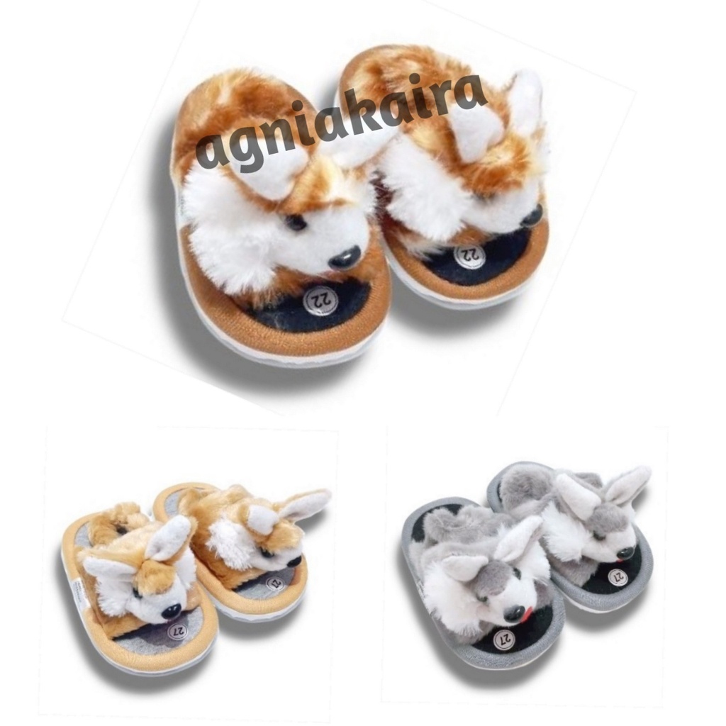 Sandal bayi motif boneka kelinci/rabit