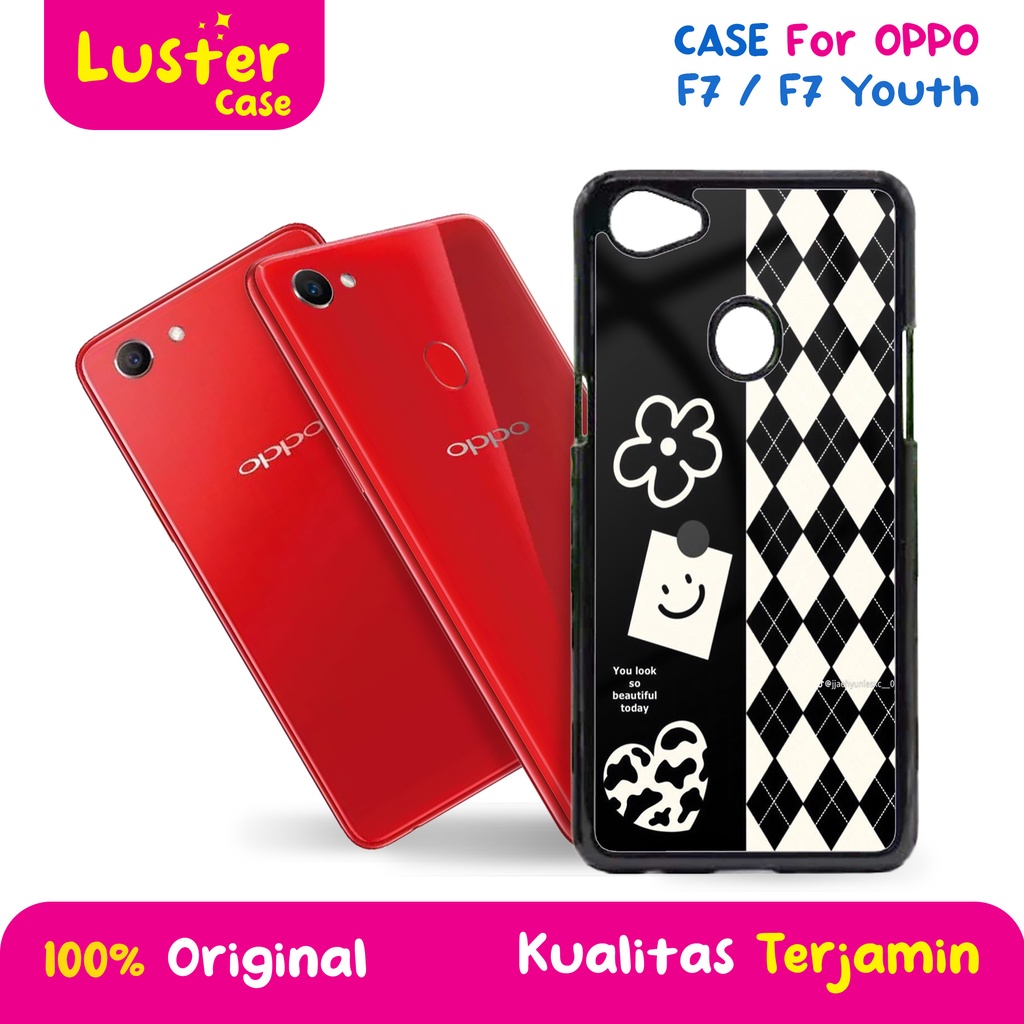 Case OPPO F7 Terbaru - Case [ LOVE ] OPPO F7 - Case Hp - Casing Hp - Softcase Glossy - Softcase  - C