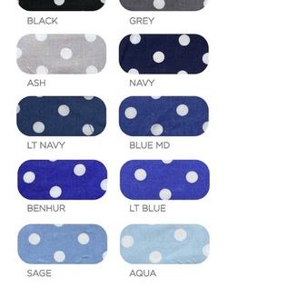 ☇ Kain Katun Jepang Polkadot - BESAR ♢