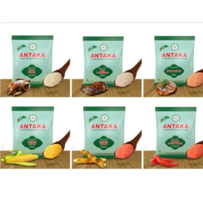 Antaka Bumbu Tabur Instant 100gr Serbaguna Kentang Jamur Keripik Balado Sapi Panggang 100 gr