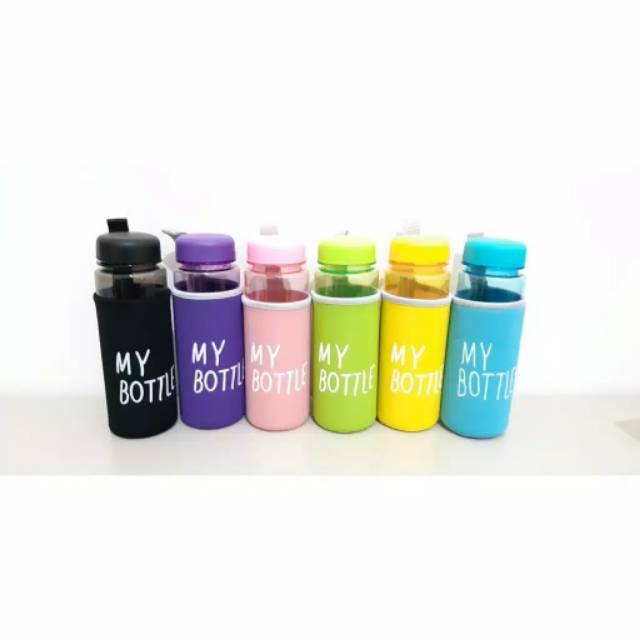 My bottle +Pouch busa/Botol minum BPA Free anti pecah