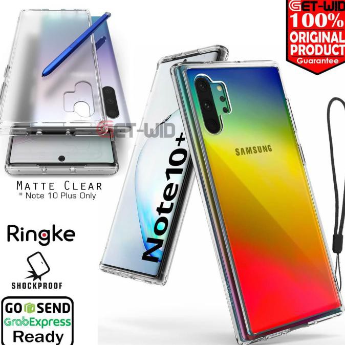 Case Galaxy Note 10 Plus 5G / Note 10 Ringke Fusion Casing Original - Note 10, Clear PROMO
