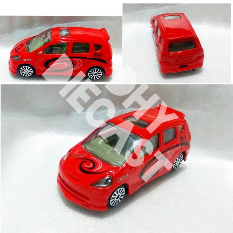 Miniatur Street Machine Diecast Mobil Honda Twist Auto systems Pro Engine