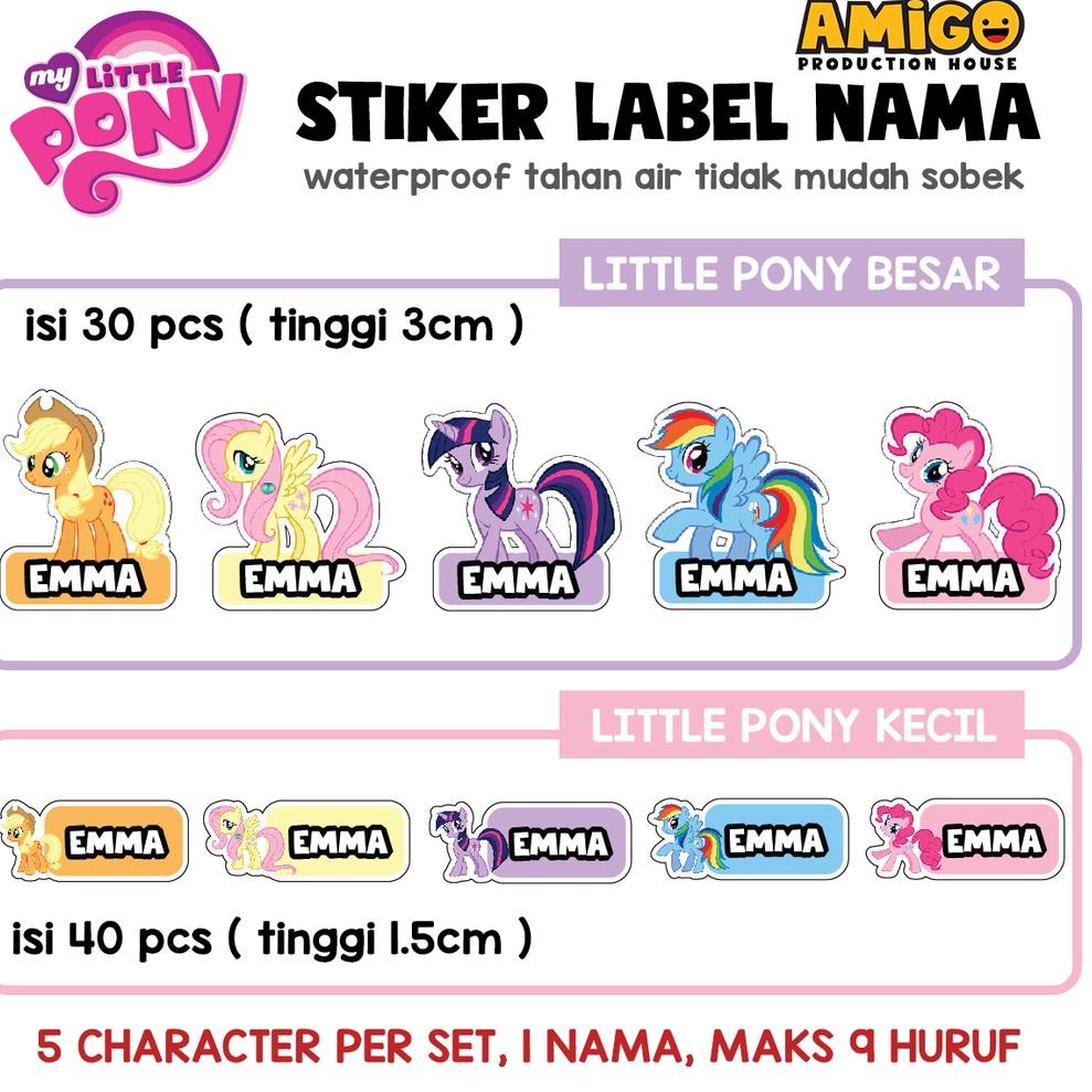 

BiC! label nama anak Stiker gambar bt21 superhero avengers minion my little pony princess harry potter kakao friend custom ||Produk istimewa