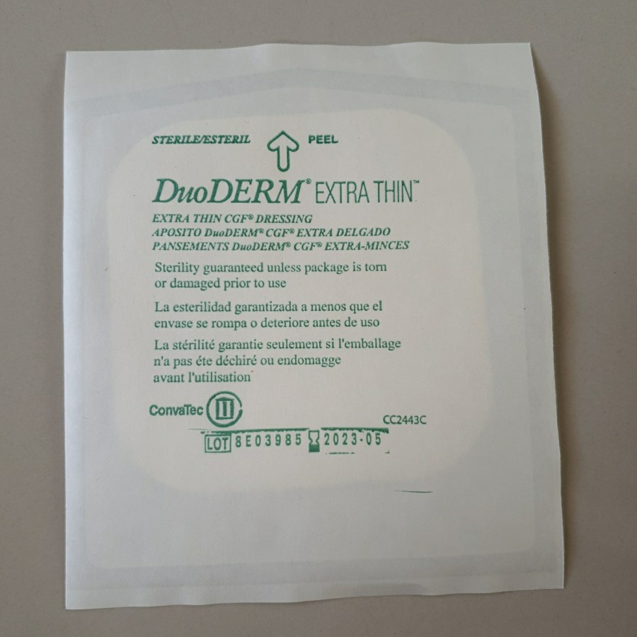 DUODERM EXTRA THIN Plester Convatec Duo Derm ExtraThin 10 x 10 cm