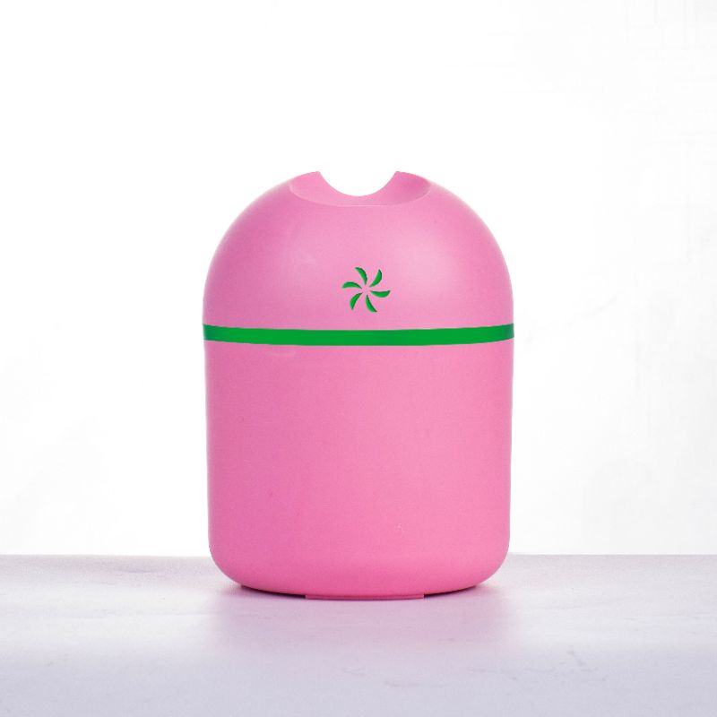 Diffuser Humidifier Aromatherapy Ultrasonic Pewangi Ruangan Air Diffuser Aroma Terapi Purifier Oil Diffuser Diffuser Portable Terapkan ke Essential oil Portable Terapkan ke Essential oil-DIFUSER 250ML - PINK