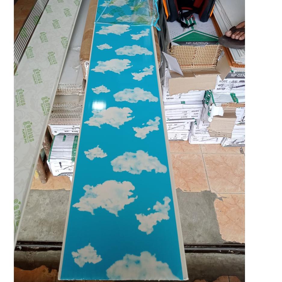IDB6n1M--plafon pvc motif awan genius GN 2038