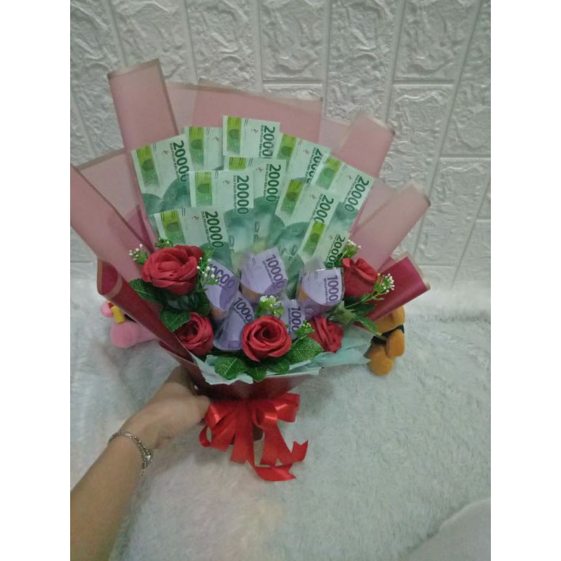 Money Bouquet( Buket Uang ASLI / PALSU )