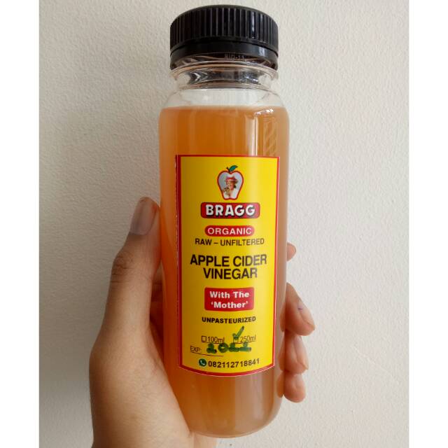 

Apple cider vinegar bragg 'With The Mother' 250ml (Cuka Apel)