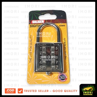 Jual SOLIGEN Gembok Nomor 10 Digit Pin Kombinasi Angka Tas Koper Loker ...