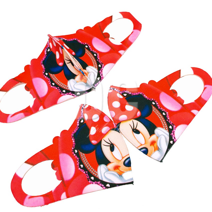 Masker Anak Kecil Scuba Premium Karakter Minnie - LOL - Little Pony (Bisa Pilih Motif)