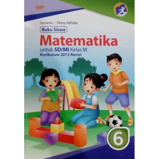 Buku Matematika Sd Mi Kelas 6 Kurikulum 2013 Penerbit Gap Erlangga Shopee Indonesia