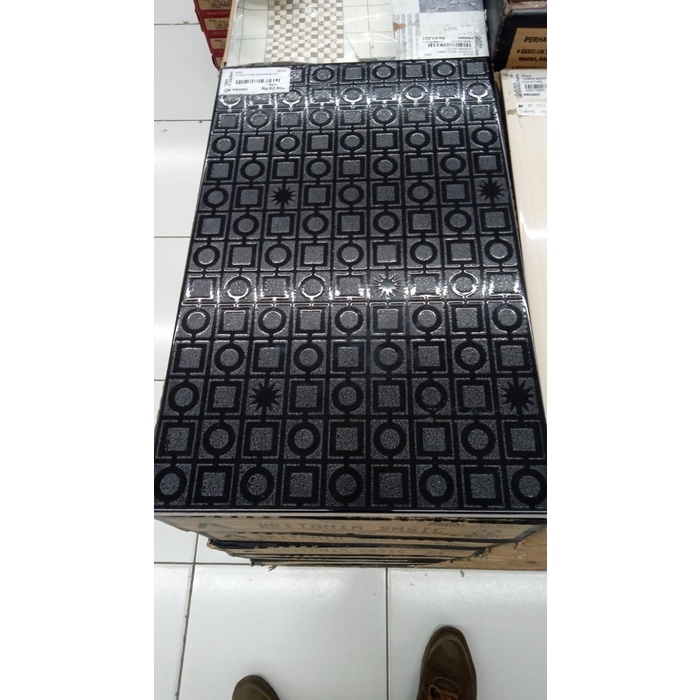 Ikad Keramik Dinding / Keramik 47198 II 47198II HITAM 25X40