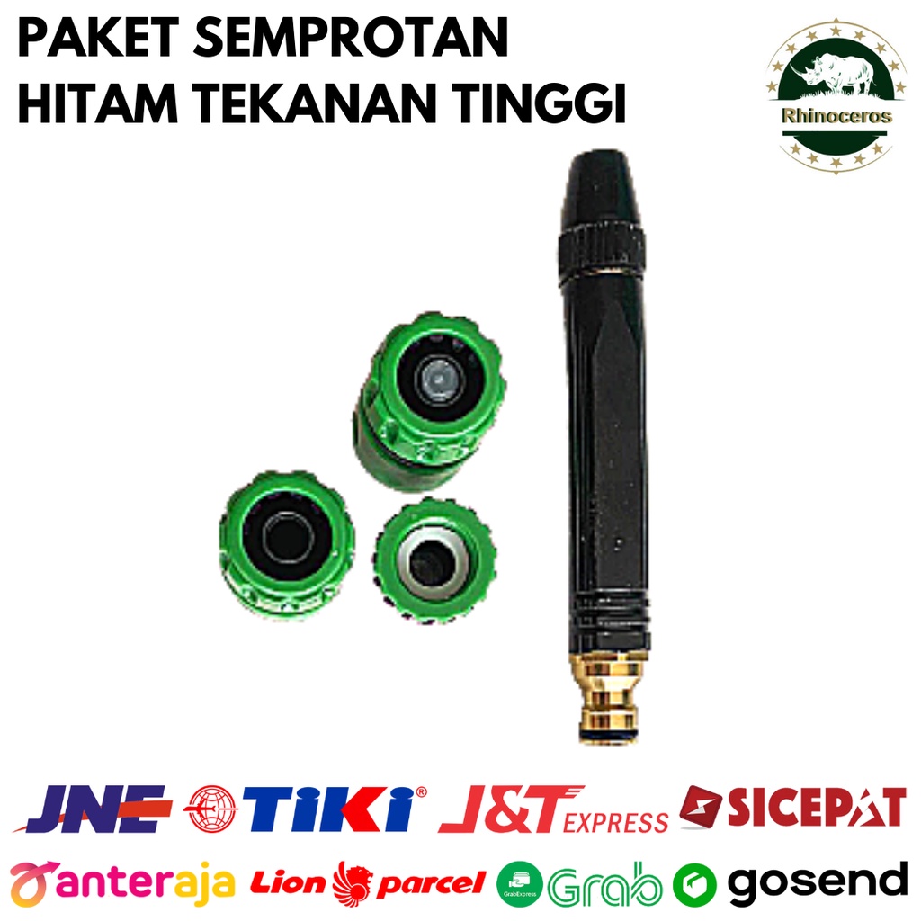 Paket Semprotan Tekanan Tinggi + Paket Sambungan Selang 1/2 - 3/4Inch