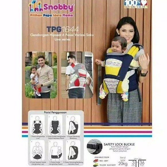 Hipseat Snobby TPG1644 Line Series /Gendongan / hipseat