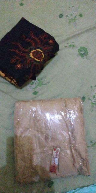 (ori Ready 2 Warna) Batik Couple Brukat Tille Azzura Danilla Selendang