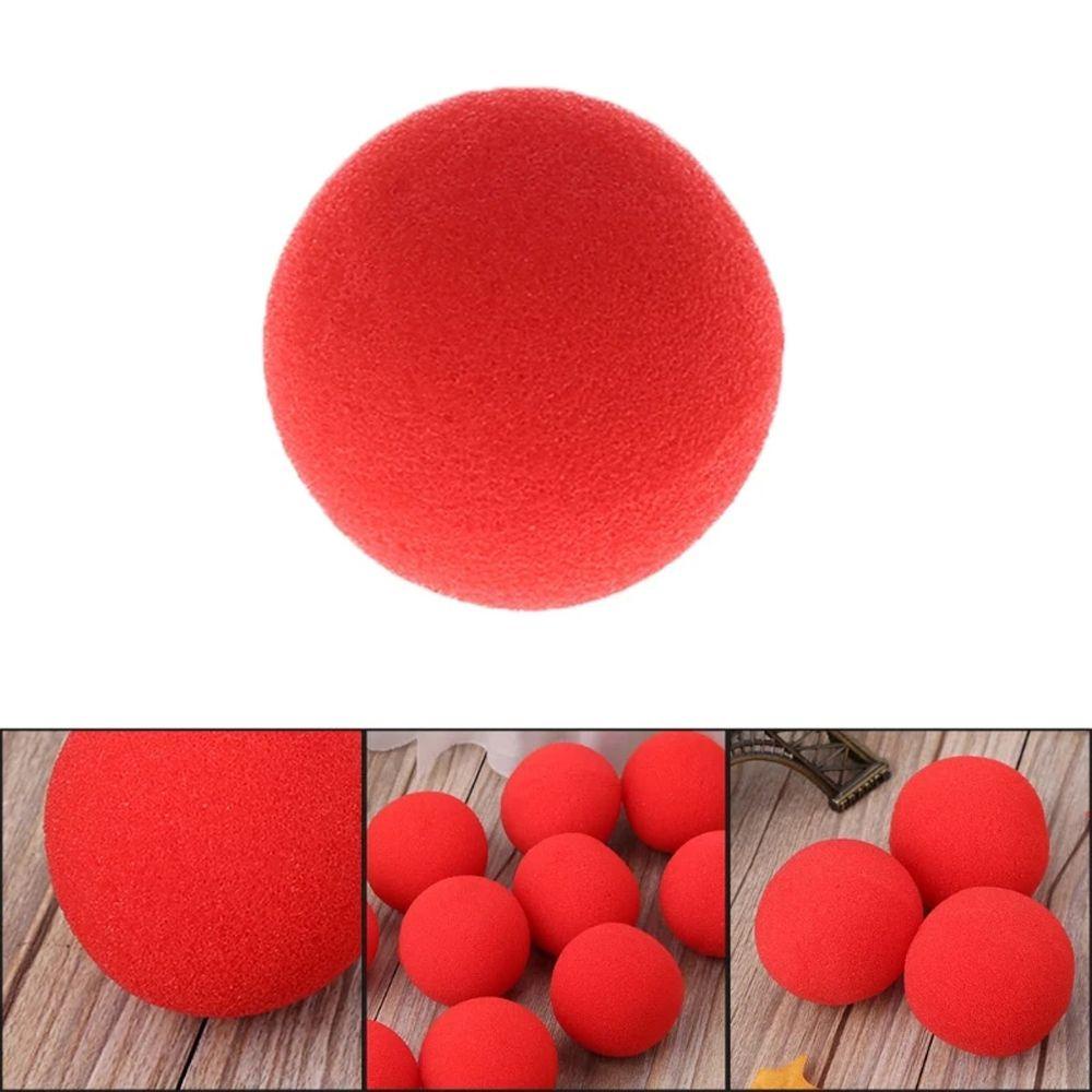 Needway Finger Sponge Ball Magic Aksesoris Penyihir Klasik Melingkar 2.5cm /3.5cm /4.5cm Spons Besar Trik Sulap Close-Up