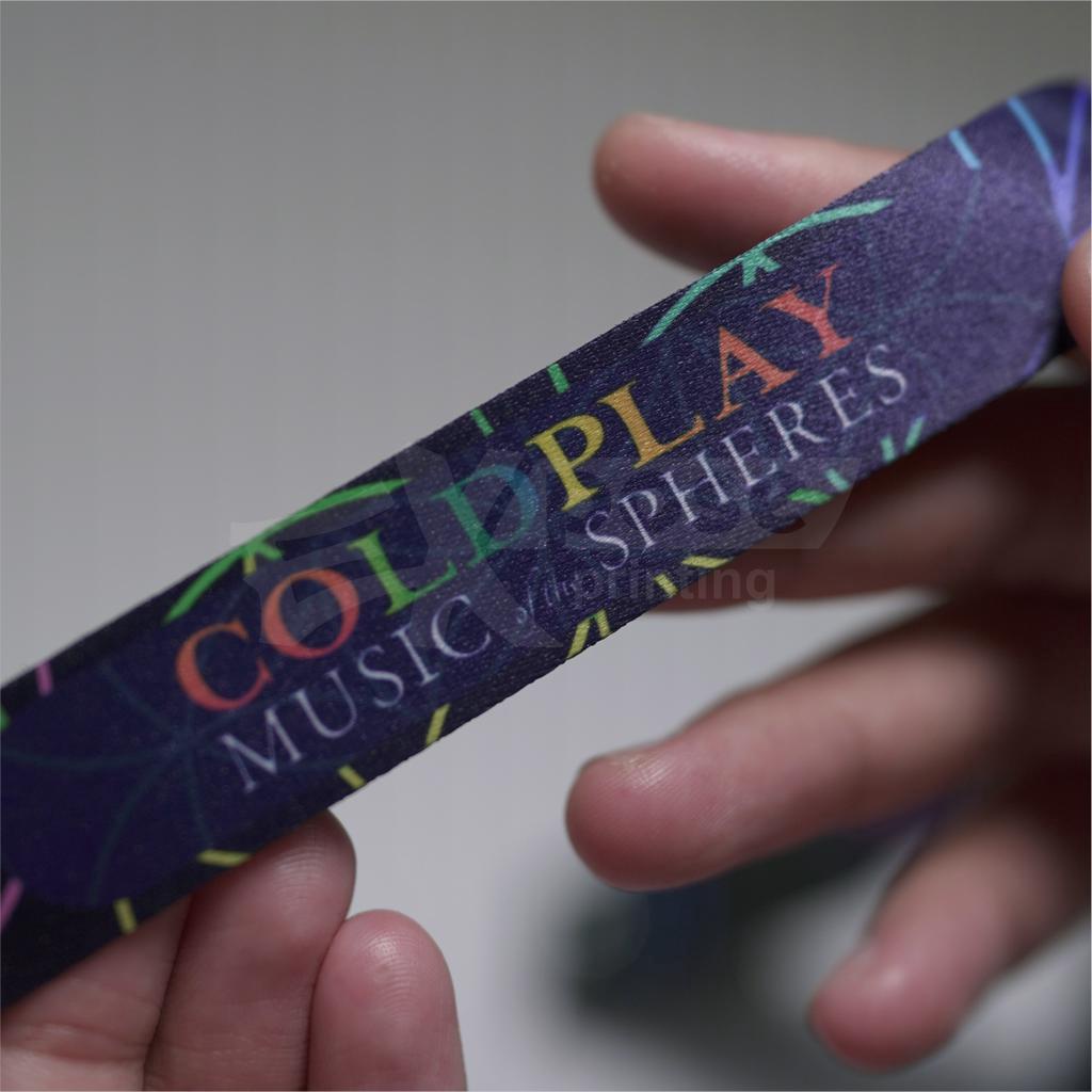 LANYARD Coldplay / cetak 2 sisi [BISA SATUAN]