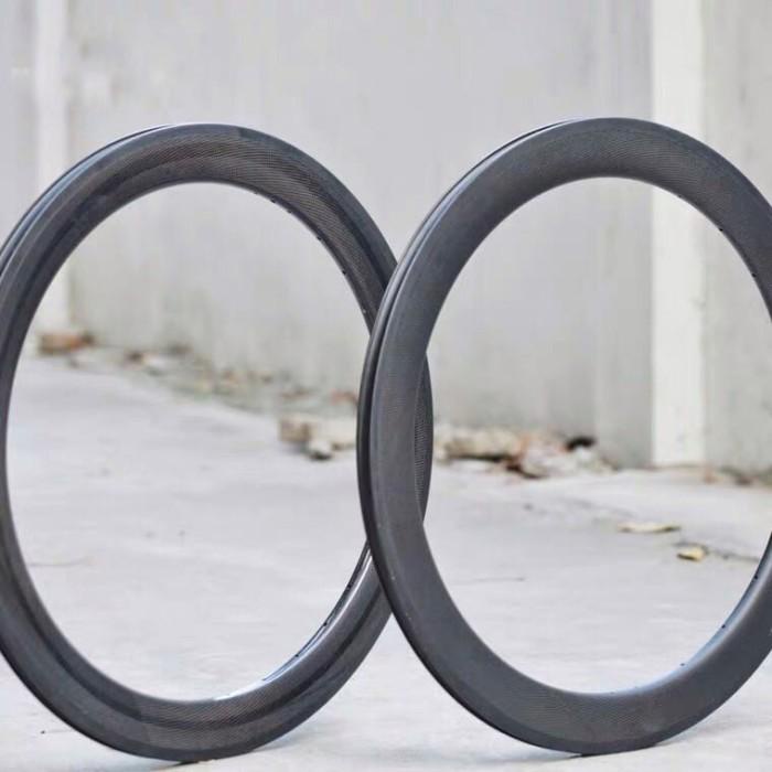 Velosipe/ Carbon Rims Velg Sepeda Roadbike Trakbike Fixie Carbon Zero 700C 60Mm