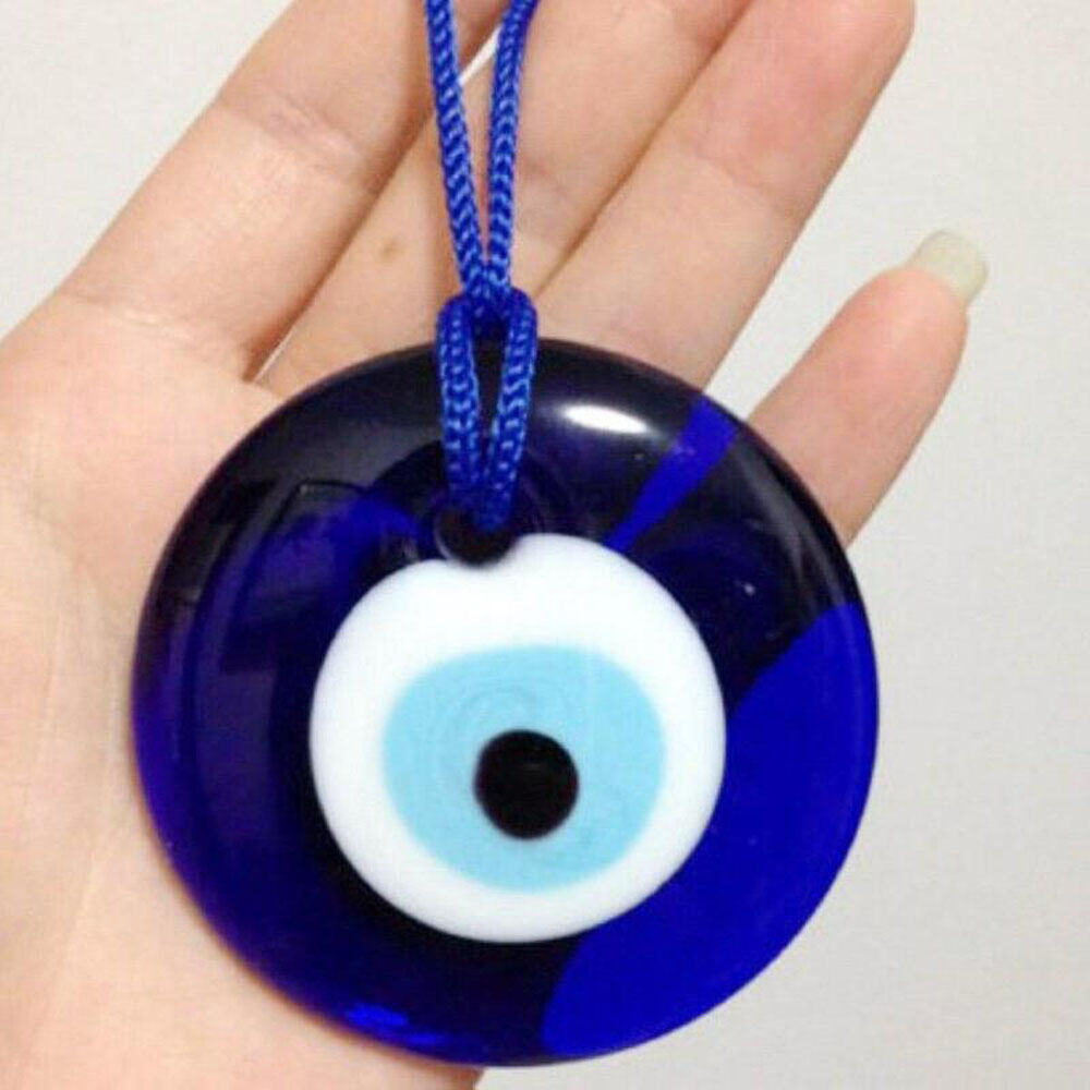 LANFY 1PC Lampwork Interior Decor Car Pendant Charms Office Charm Auto Accessories Kabbalah Evil Eye Auto Decor