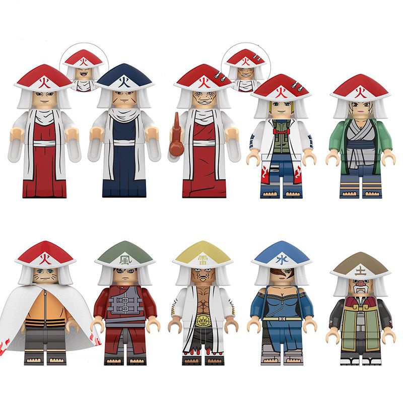 Aneka Gaya Naruto Bangunan Anak Blok Minifigures Edukasi Mainan Baru