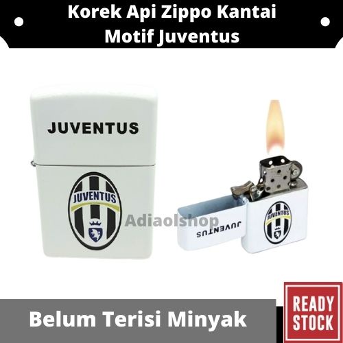 Korek Api Zippo Motif Juventus /Korek Zippo Antik