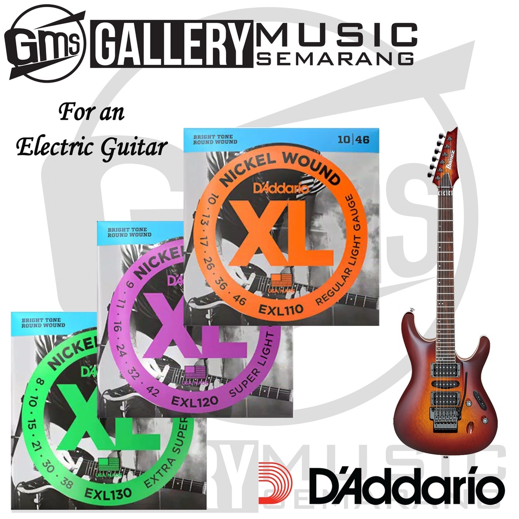 Senar Gitar Elektrik String Electric EXL110 EXL120 EXL130