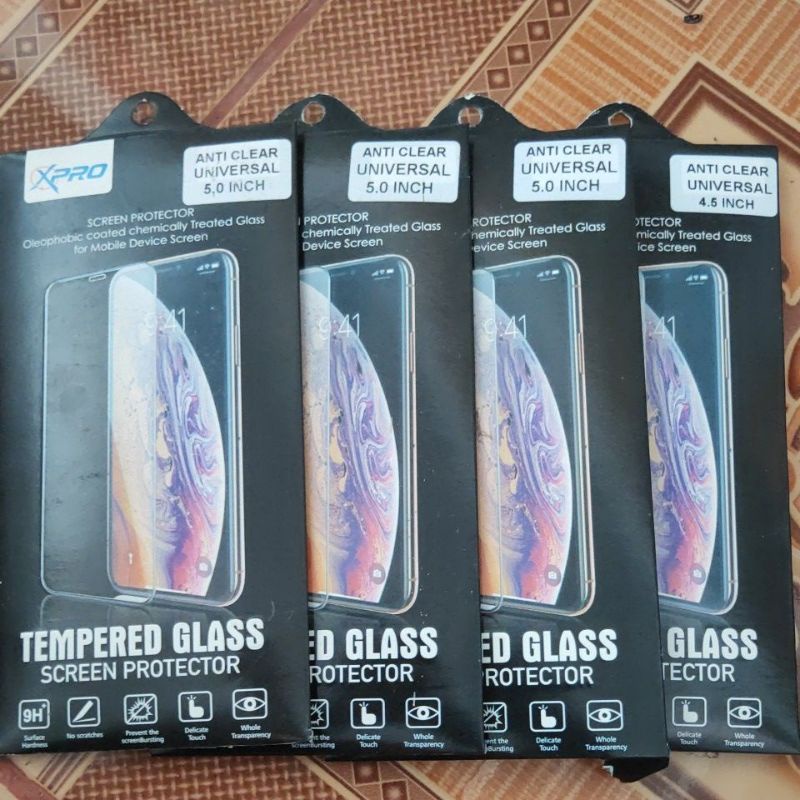 temperedglass universal TG 5inch 4inch 4/5inch 5/5inch