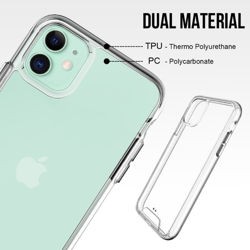 Soft Case Space Iphone 6 / 6s / 7 / 8 / 6+ / 6s / 7+ / 8+ Military Drop Case High Quality Silikon Transparan