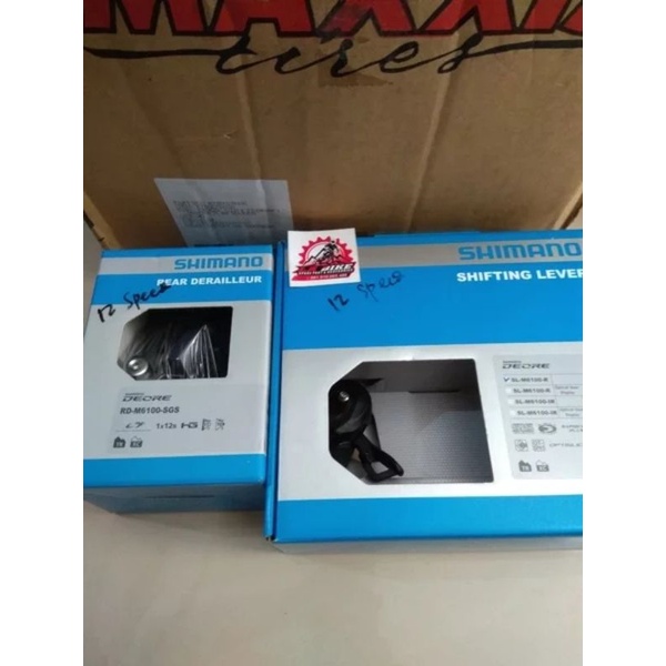 SHIFTER + RD SHIMANO DEORE 12 SPEED M6100 JAPAN